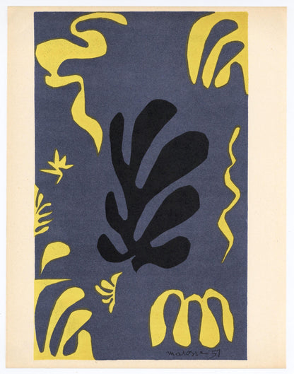 Henri Matisse, Dcoupage, Xxe Sicle, Lithograph