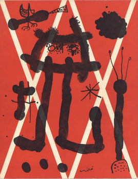 Joan Mir, Composition, Xxe Sicle, Lithograph