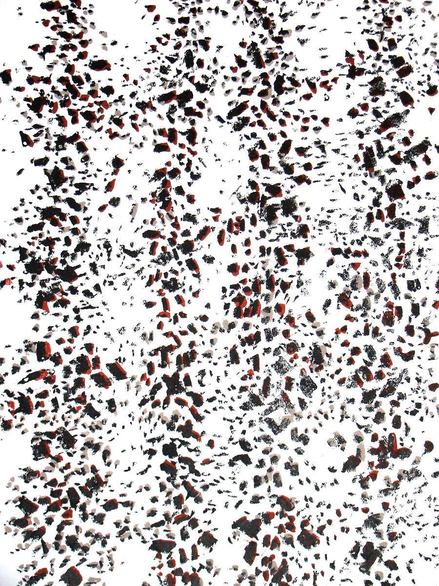 Mark Tobey, Composition, Xxe Sicle, Lithograph