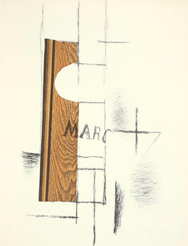 Georges Braque, La Bouteille De Marc, Xxe Sicle, Lithograph
