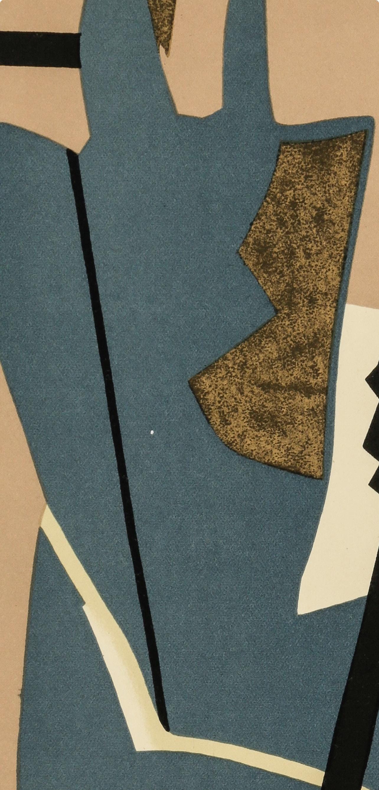 Alberto Magnelli, Composition, Xxe Sicle, Lithograph