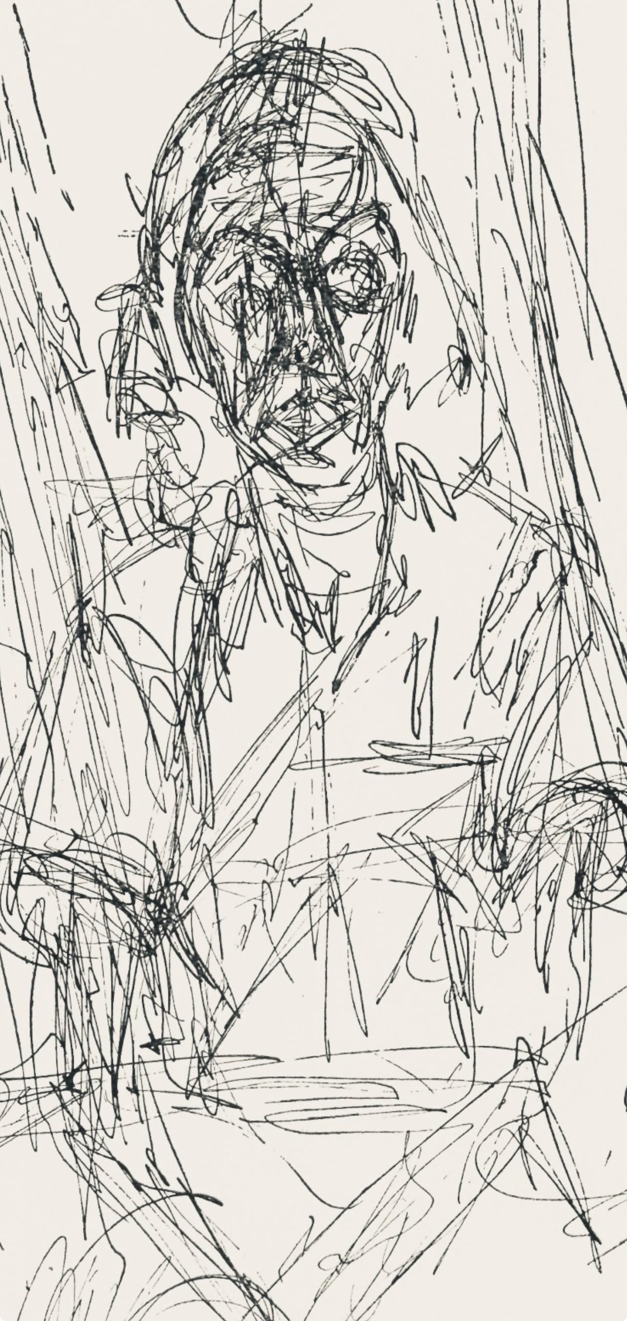 Alberto Giacometti, Composition, Xxe Sicle, Etching