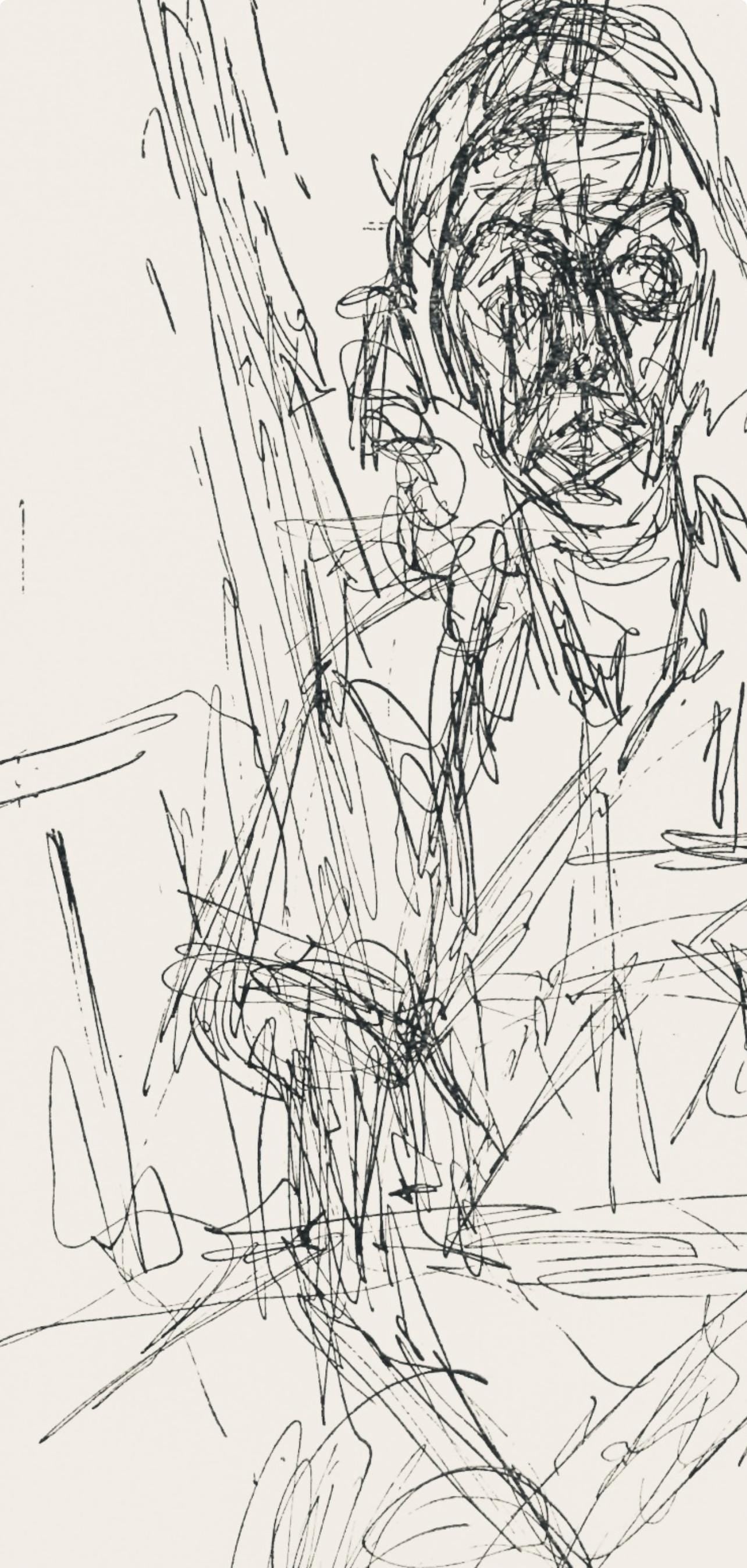 Alberto Giacometti, Composition, Xxe Sicle, Etching