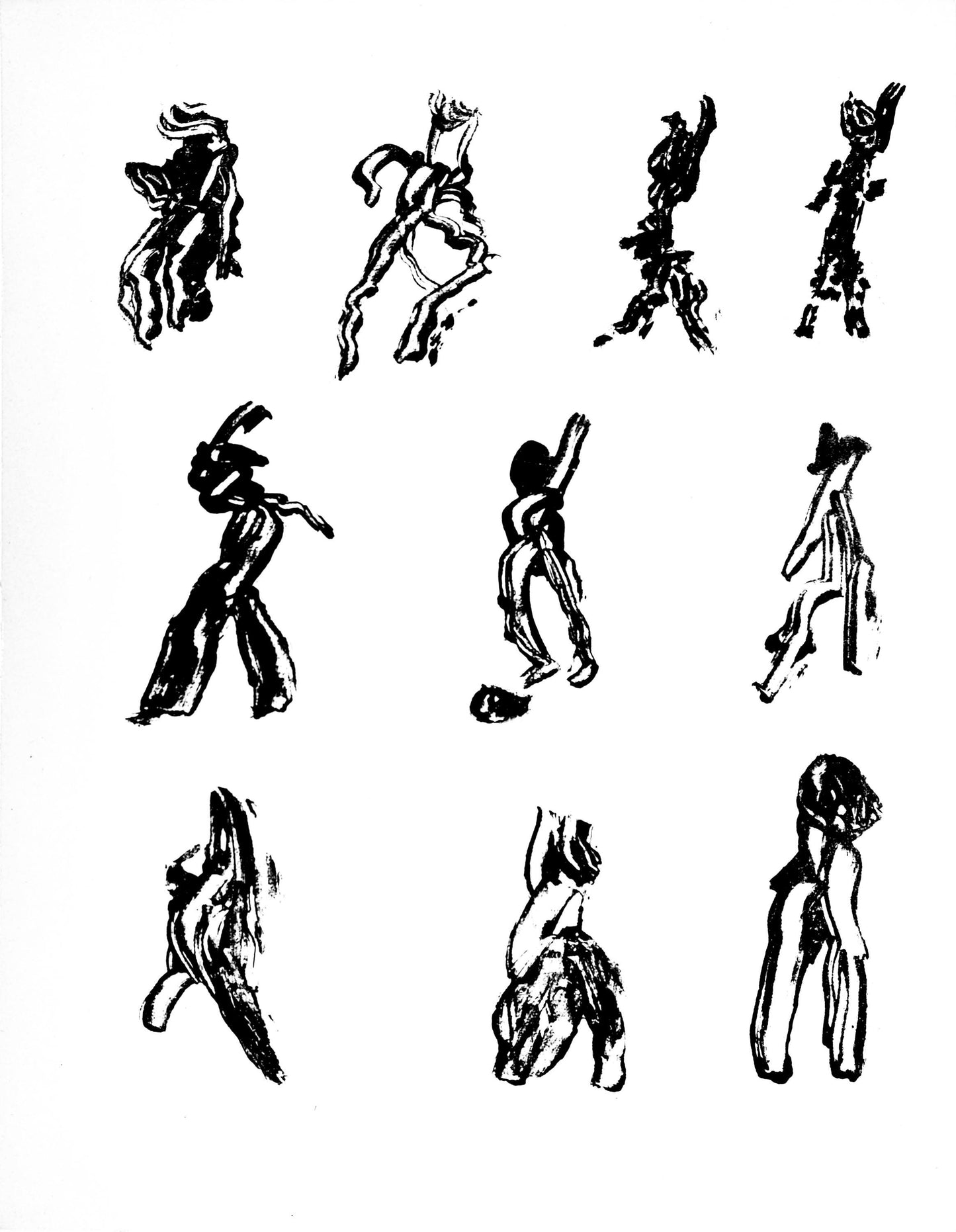 Henri Michaux, Composition, Xxe Sicle, Etching