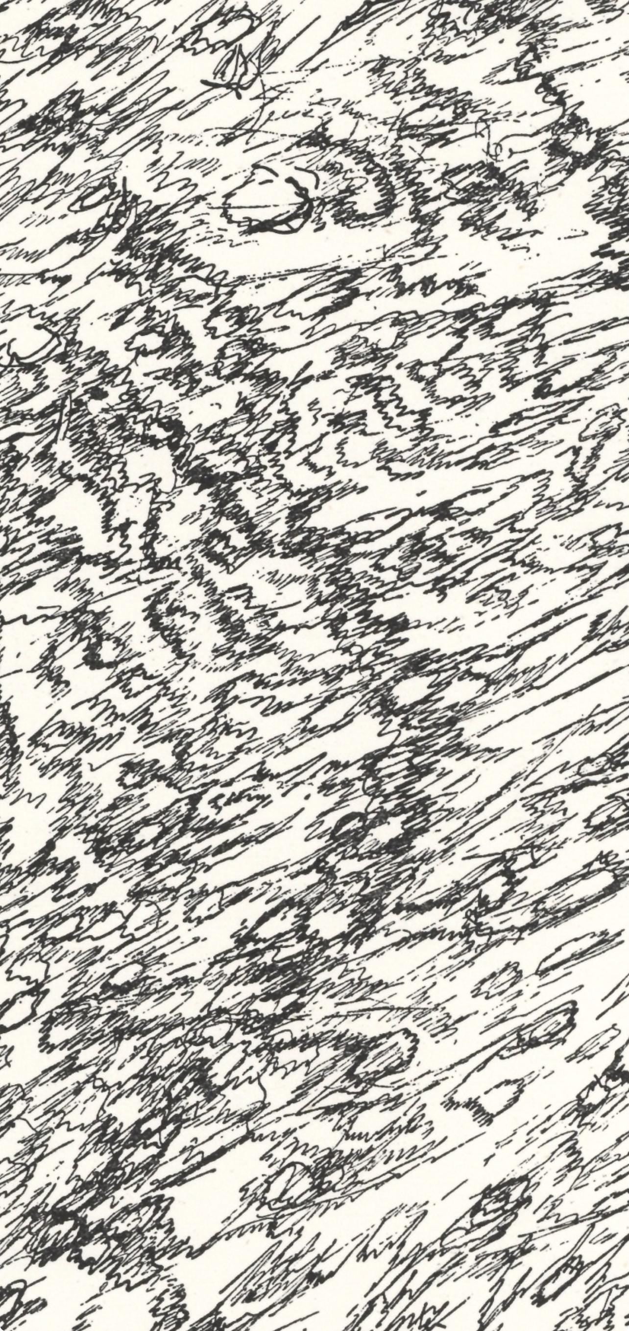 Henri Michaux, Composition, Xxe Sicle, Etching