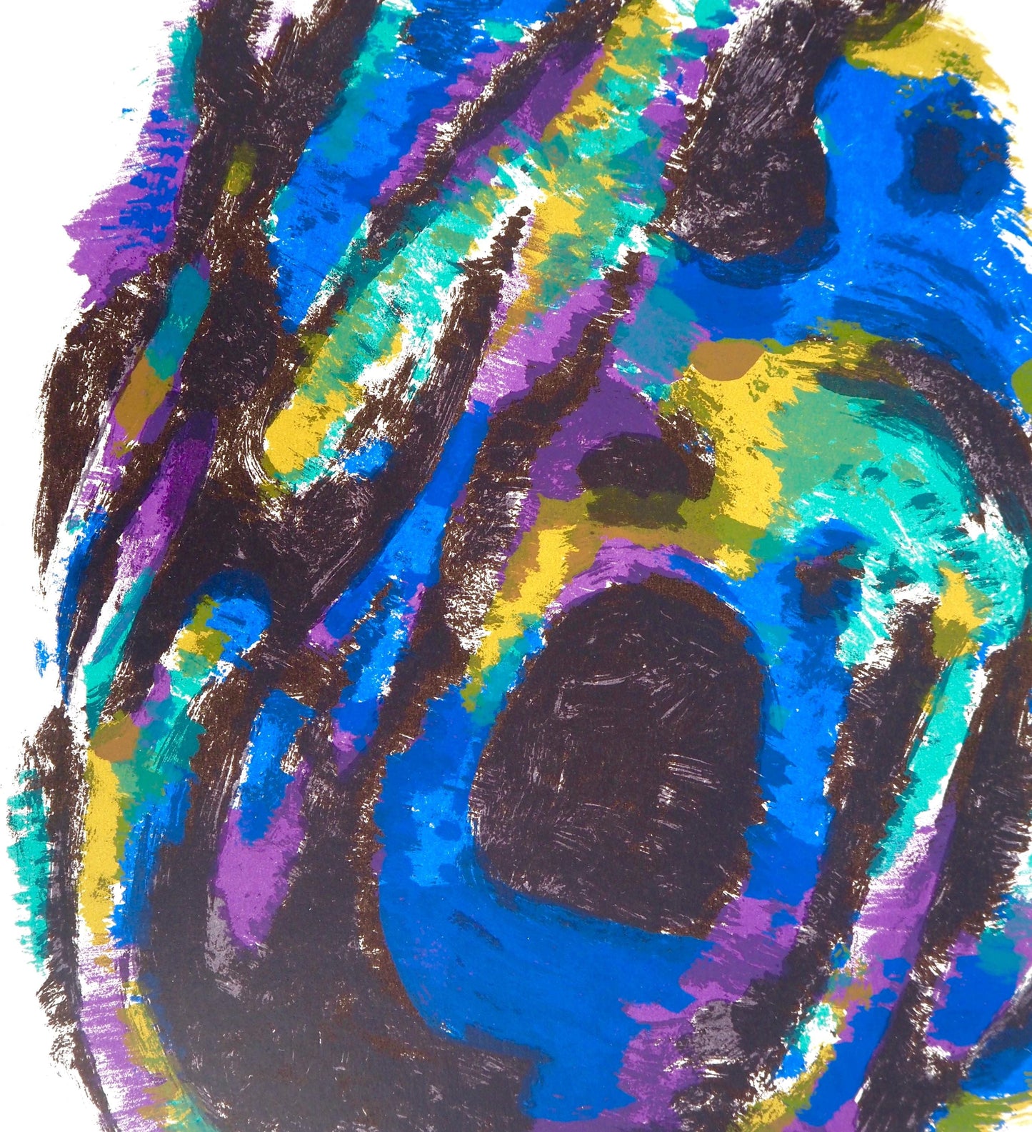 Alfred Manessier, Composition, Xxe Sicle, Lithograph