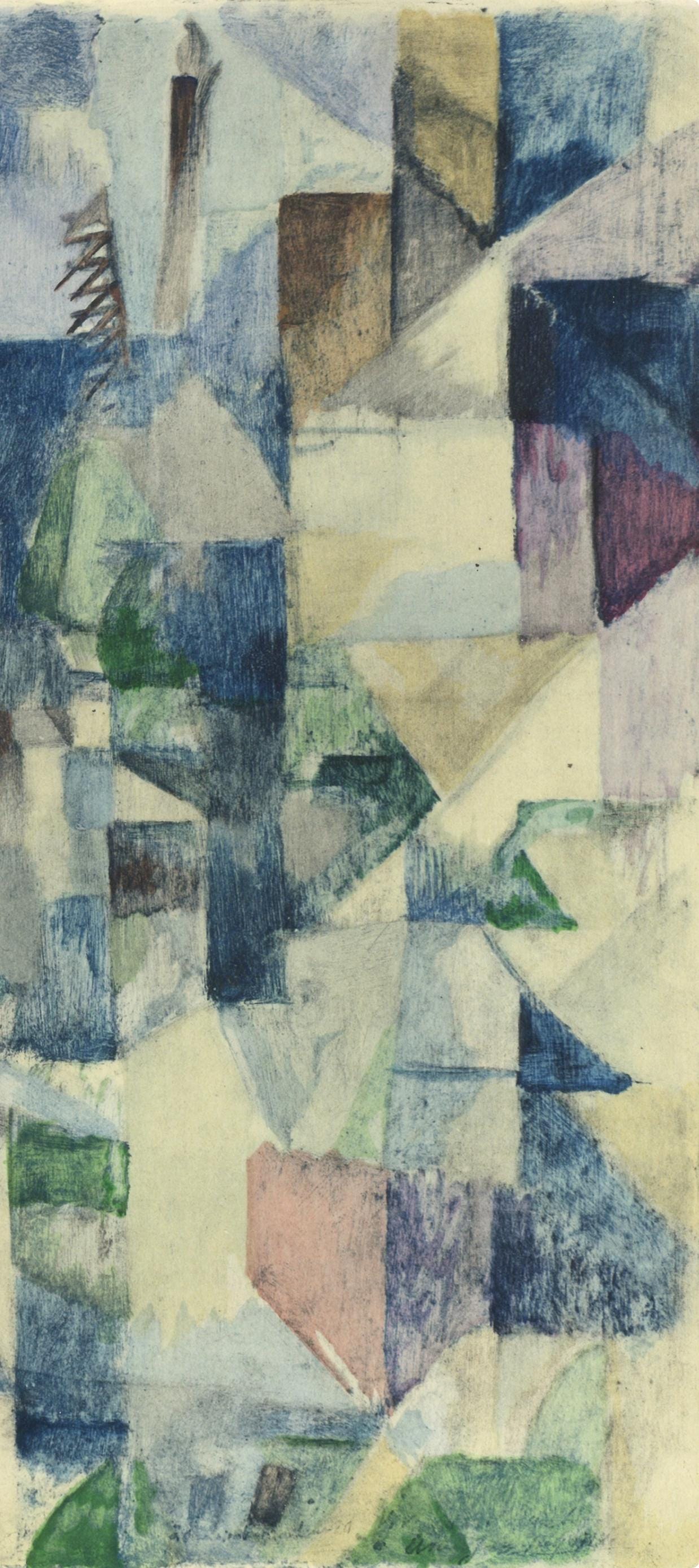 Robert Delaunay, La Fenetre No. 2, Xxe Sicle, Lithograph