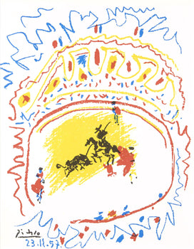 Pablo Picasso, Corrida (Cramer 92; Bloch 839; Mourlot 302), Xxe Sicle, Lithograph