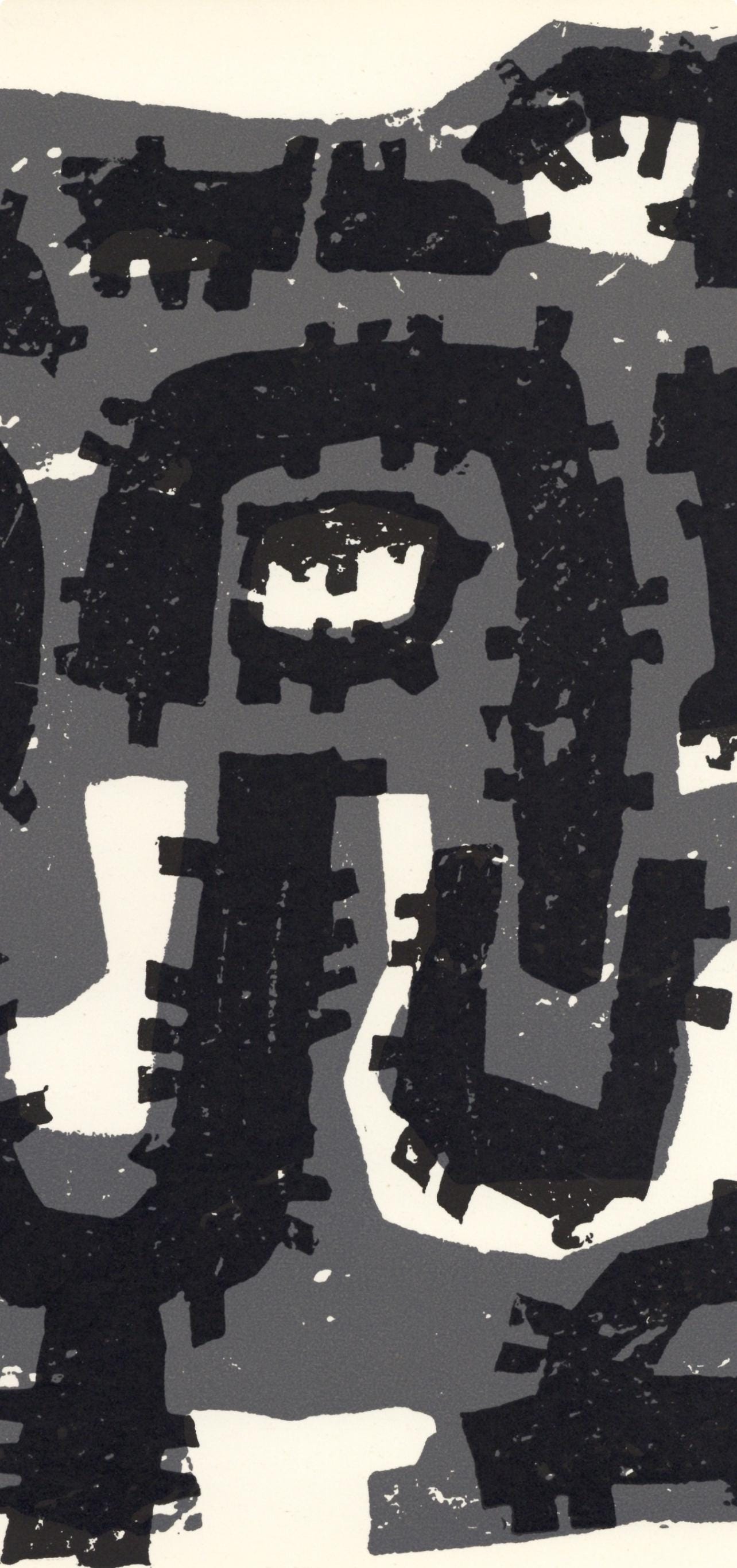 Raoul Ubac, Composition, Xxe Sicle, Lithograph