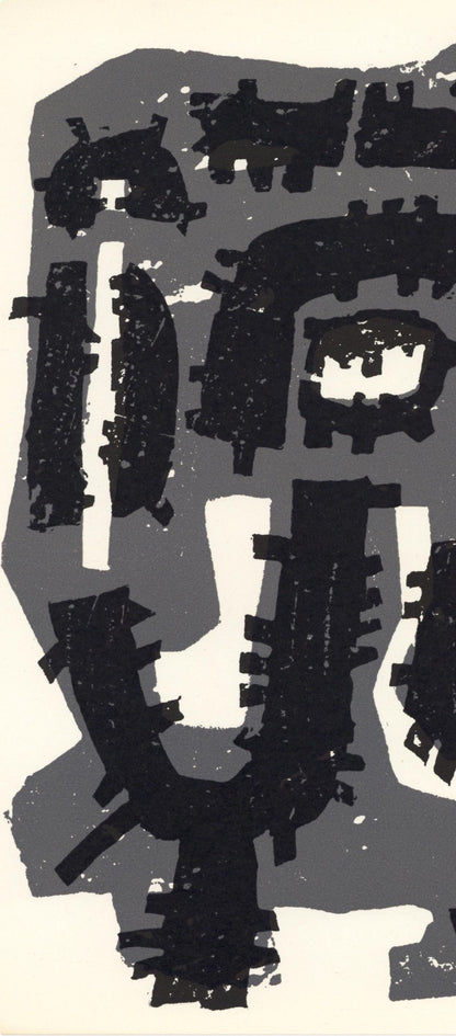 Raoul Ubac, Composition, Xxe Sicle, Lithograph