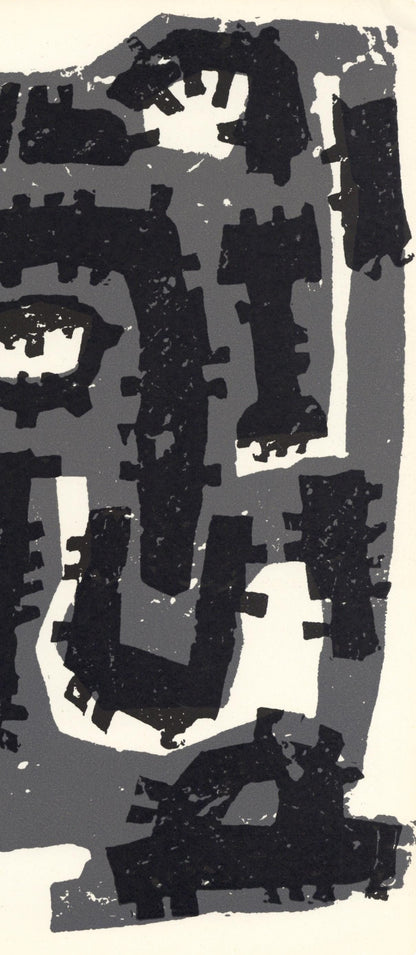 Raoul Ubac, Composition, Xxe Sicle, Lithograph