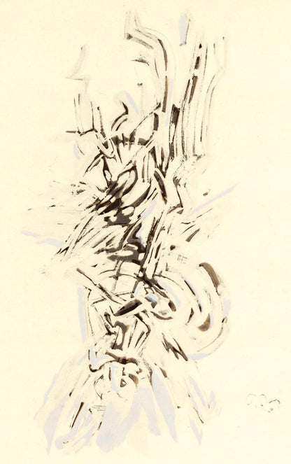 Mark Tobey, Composition, Xxe Sicle, Lithograph