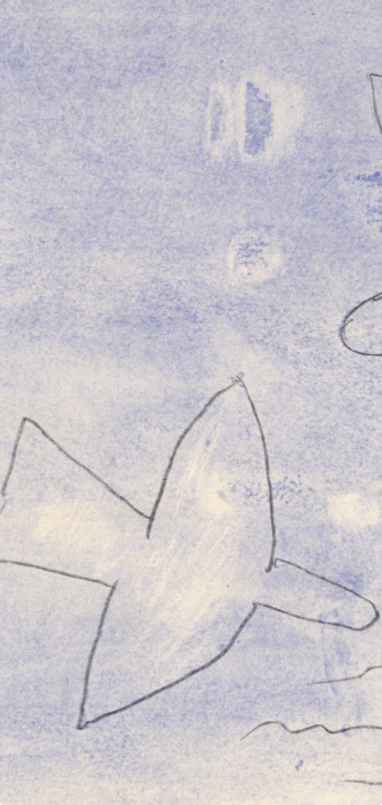 Georges Braque, Les Oiseaux, Xxe Sicle, Lithograph