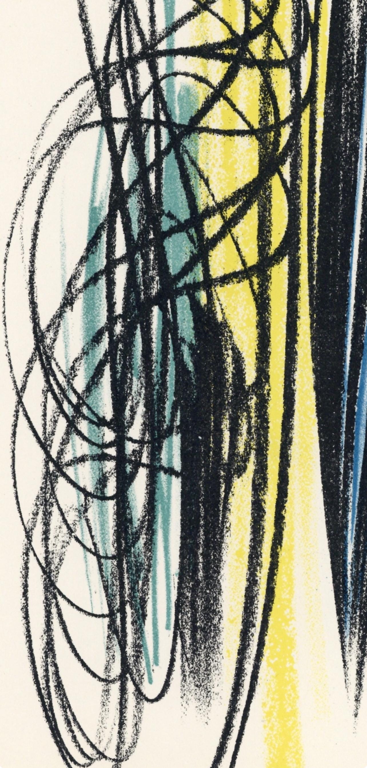 Hans Hartung, Composition, Xxe Sicle, Lithograph