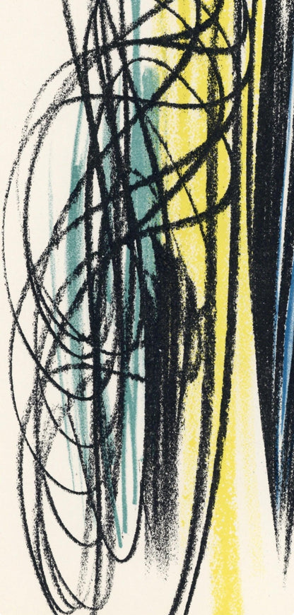 Hans Hartung, Composition, Xxe Sicle, Lithograph