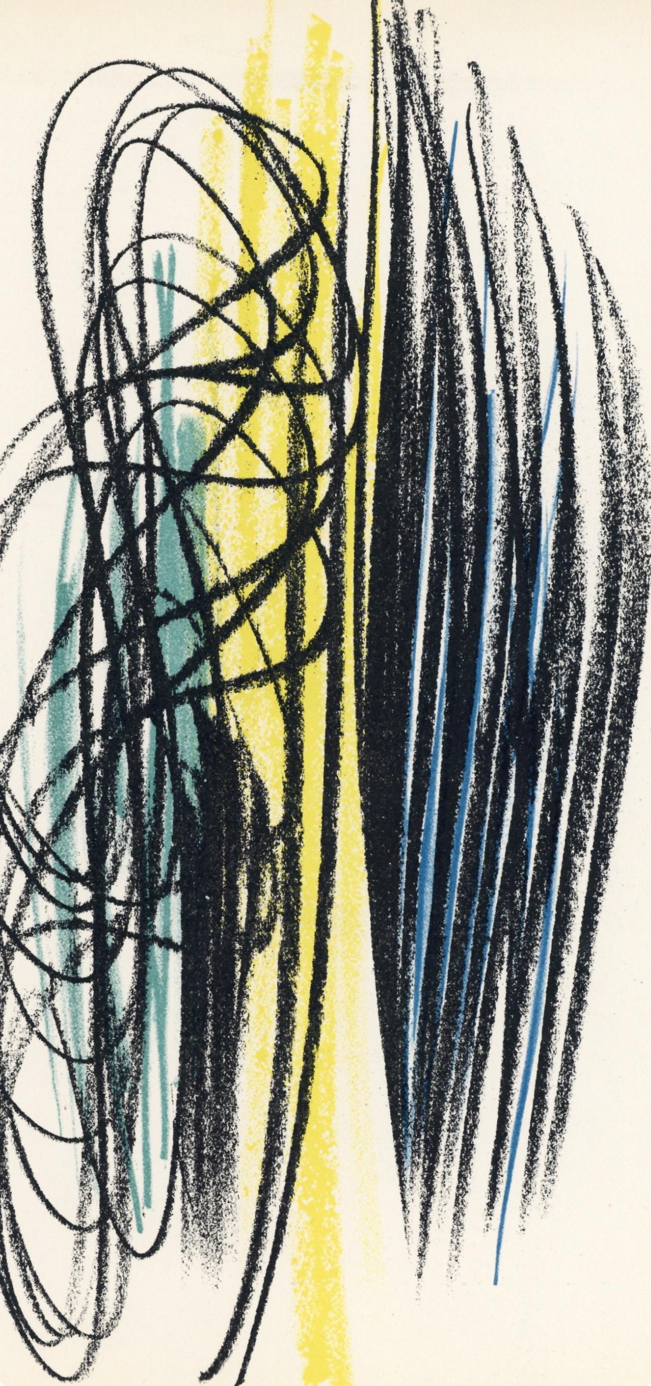 Hans Hartung, Composition, Xxe Sicle, Lithograph