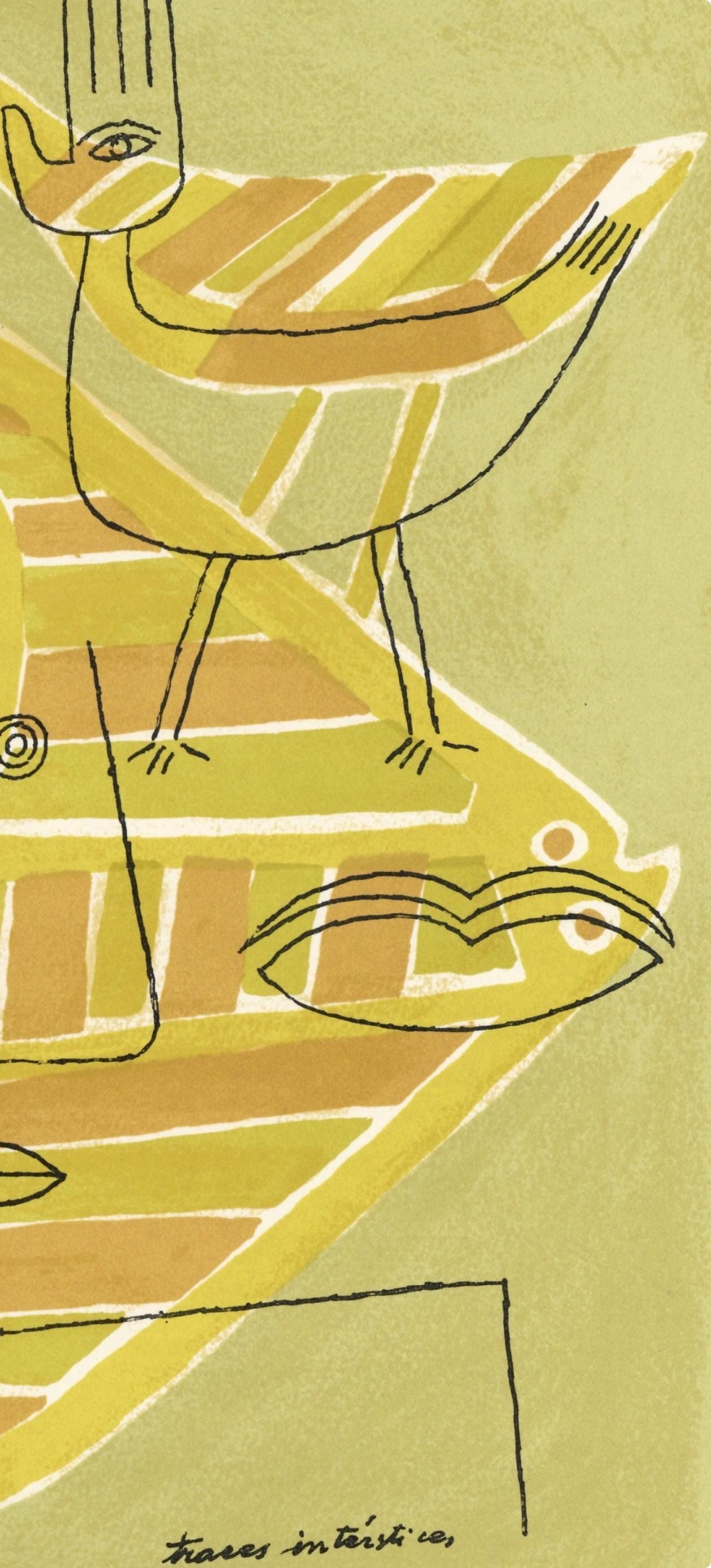 Victor Brauner Composition XXe Sicle Lithograph