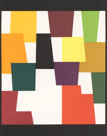 Yaacov Agam, Composition, Xxe Sicle, Lithograph