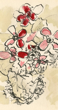 Georges Braque, Fleurs Rouges, Georges Braque Le Solitaire, Xxe Sicle, Lithograph
