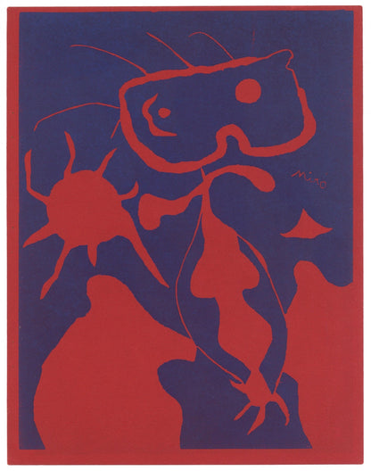 Joan Mir, Composition (Cramer 6; Dupin 40; Mourlot 1967), Xxe Sicle, Linocut