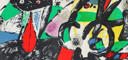 Joan Mir, Composition, Xxe Sicle, Lithograph