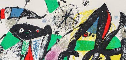 Joan Mir, Composition, Xxe Sicle, Lithograph