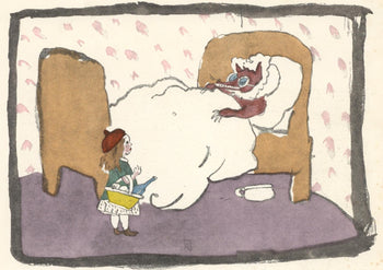 Jules Pascin, Little Red Riding Hood (Le Chaperon Rouge), Xxe Sicle, Lithograph
