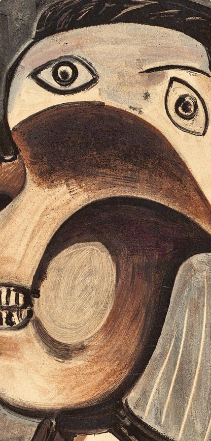 Pablo Picasso, Composition (Cramer 67; Bloch 748; Mourlot 245; Bloch, Books 66), La Guerre Et La