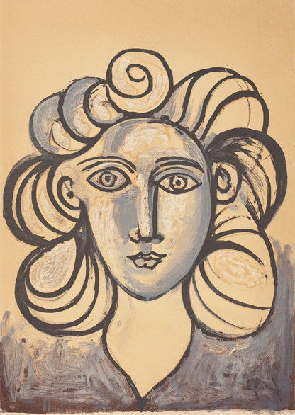 Pablo Picasso, Composition (Cramer 67; Bloch 748; Mourlot 245; Bloch, Books 66), La Guerre Et La