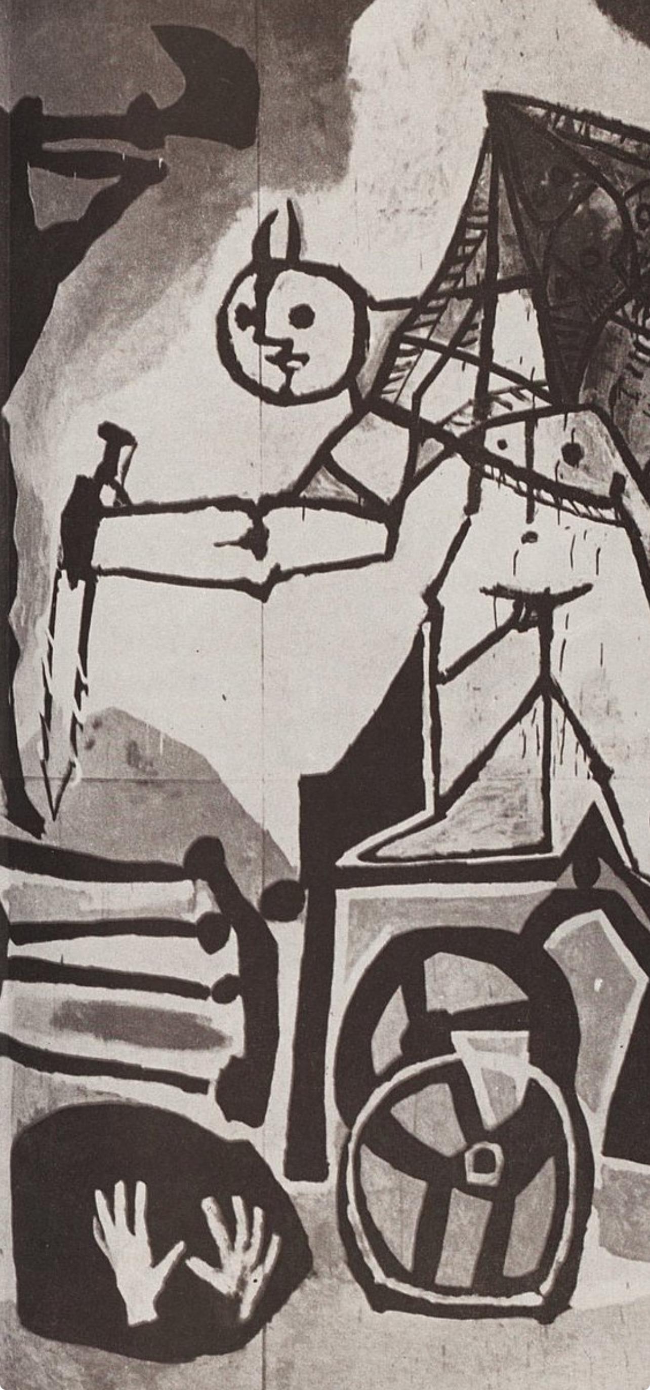 Pablo Picasso, Composition (Cramer 67; Bloch 748; Mourlot 245; Bloch, Books 66), La Guerre Et La