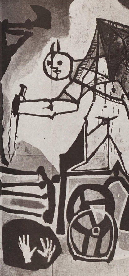 Pablo Picasso, Composition (Cramer 67; Bloch 748; Mourlot 245; Bloch, Books 66), La Guerre Et La