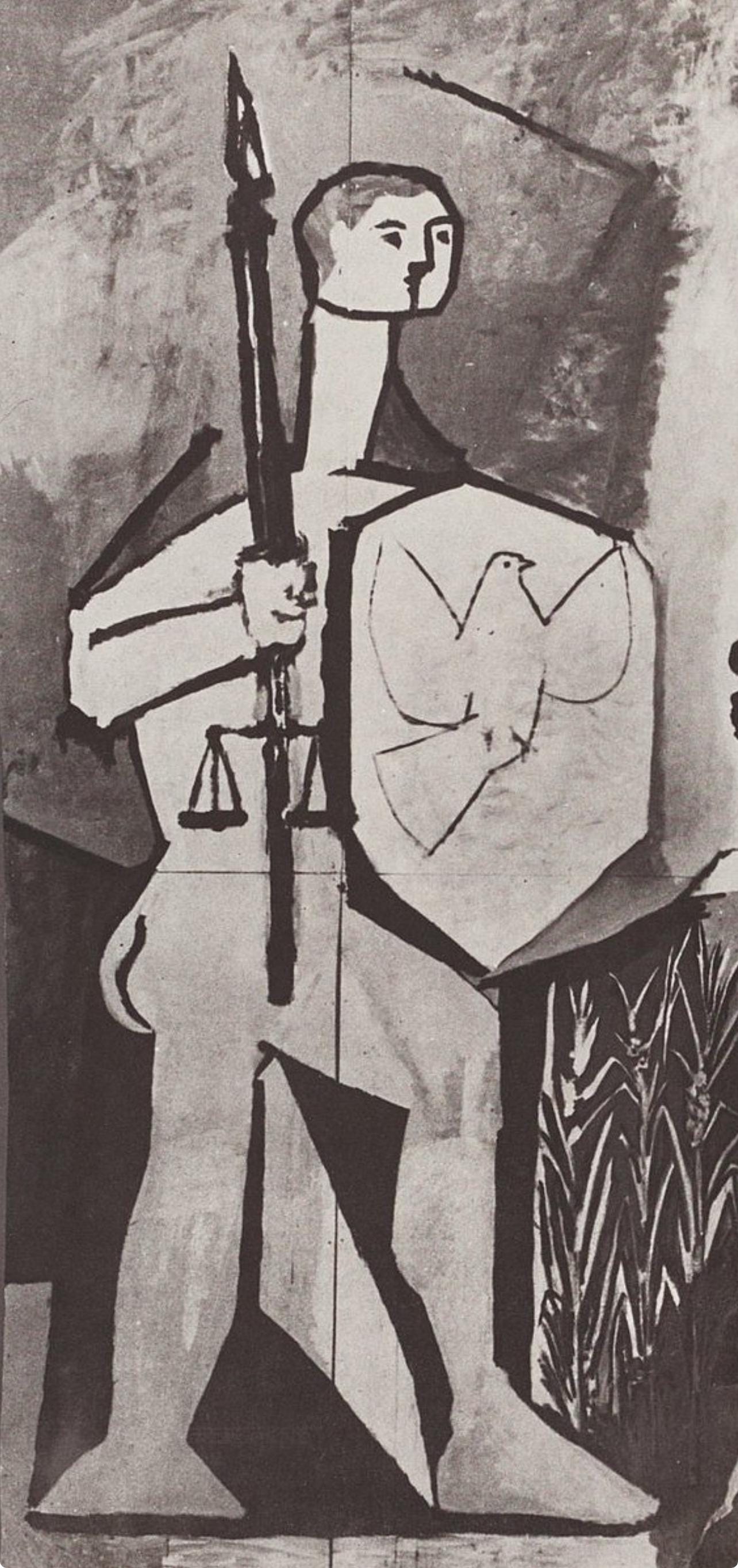 Pablo Picasso, Composition (Cramer 67; Bloch 748; Mourlot 245; Bloch, Books 66), La Guerre Et La