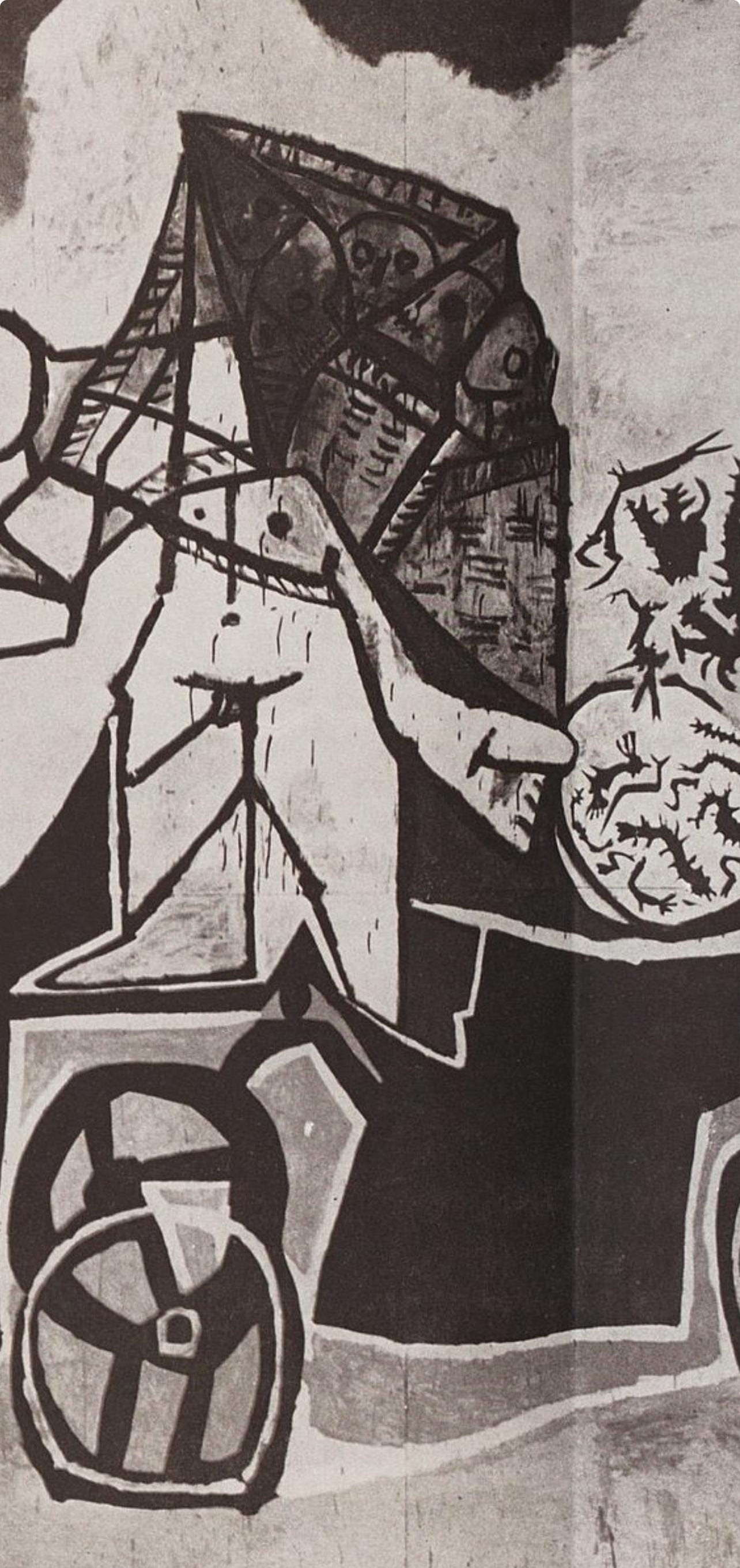 Pablo Picasso, Composition (Cramer 67; Bloch 748; Mourlot 245; Bloch, Books 66), La Guerre Et La