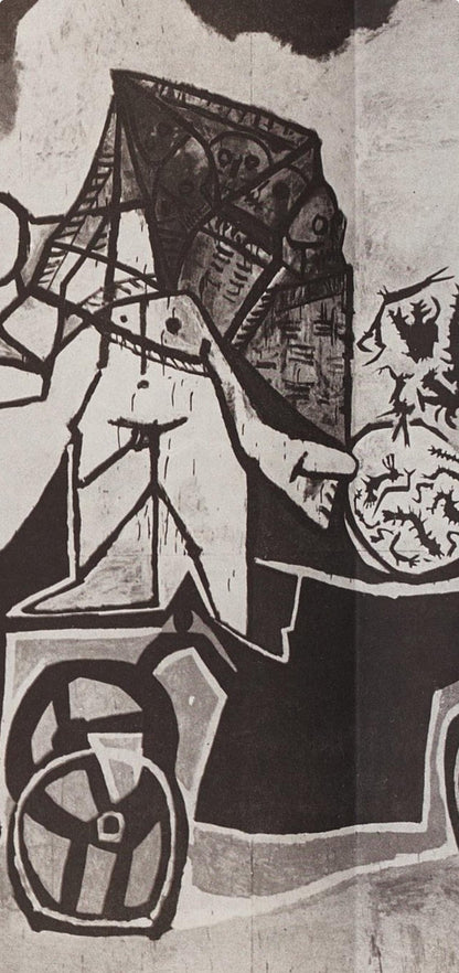 Pablo Picasso, Composition (Cramer 67; Bloch 748; Mourlot 245; Bloch, Books 66), La Guerre Et La