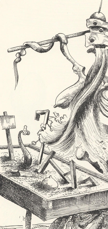 Kurt Seligmann, Composition, Xxe Sicle, Engraving
