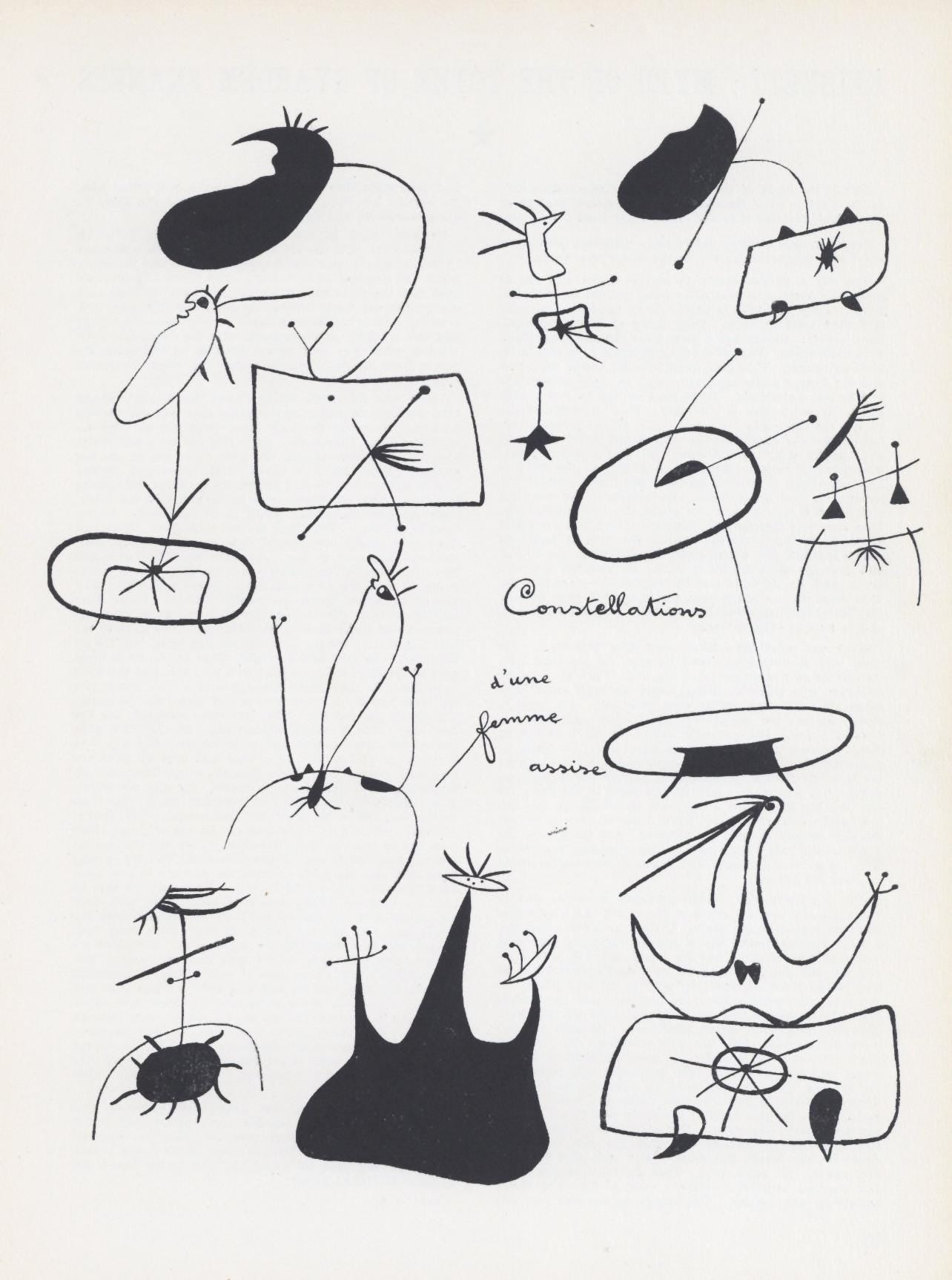 Mir Joan Composition XXe sicle Lithograph