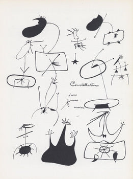 Joan Mir, Composition, Xxe Sicle, Lithograph