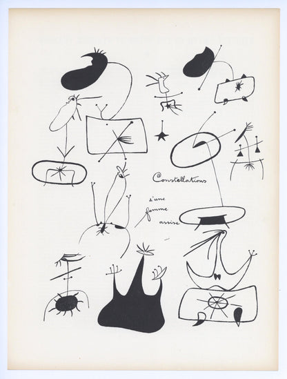 Mir Joan Composition XXe sicle Lithograph