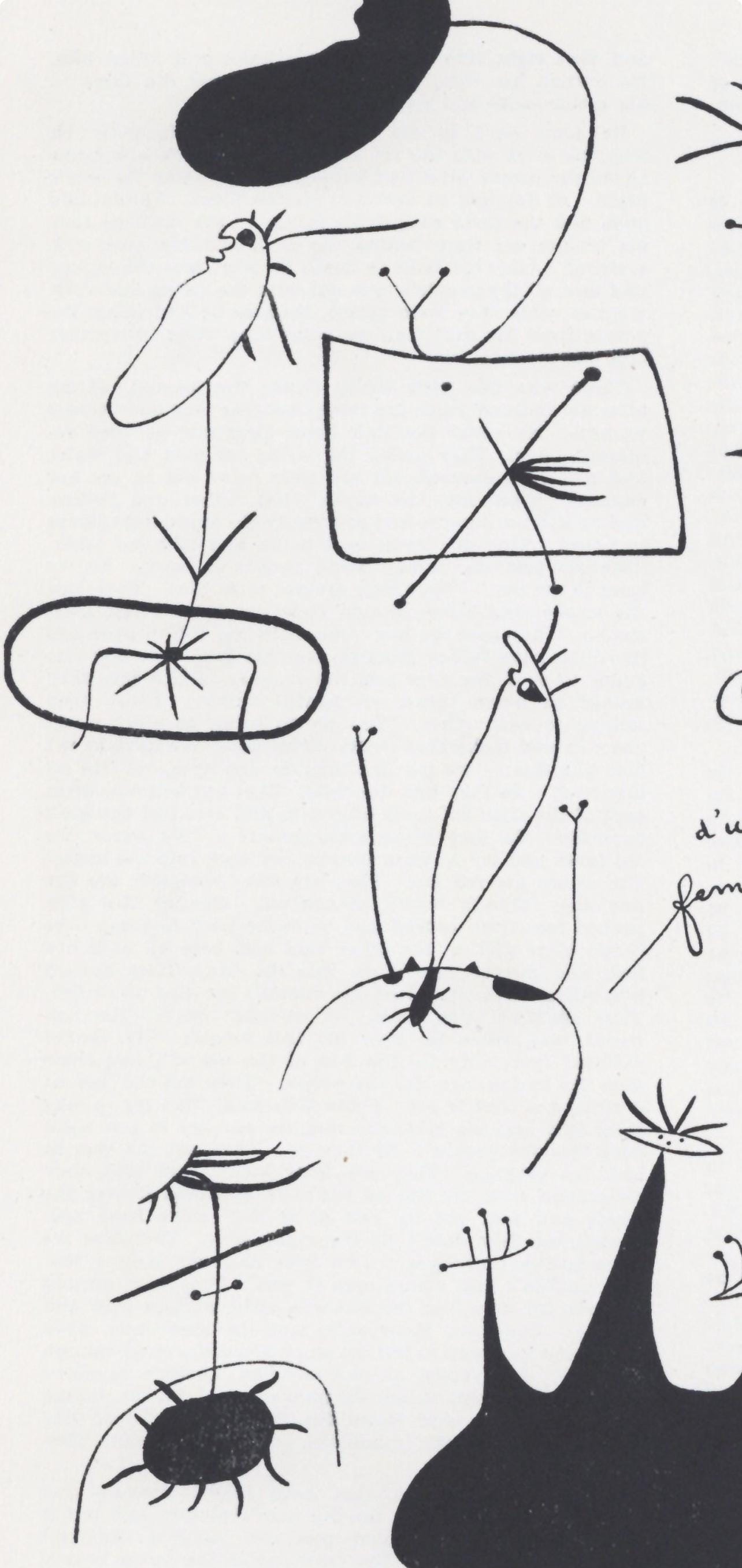 Mir Joan Composition XXe sicle Lithograph