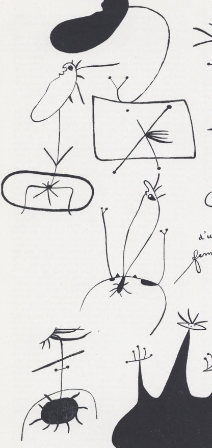 Mir Joan Composition XXe sicle Lithograph
