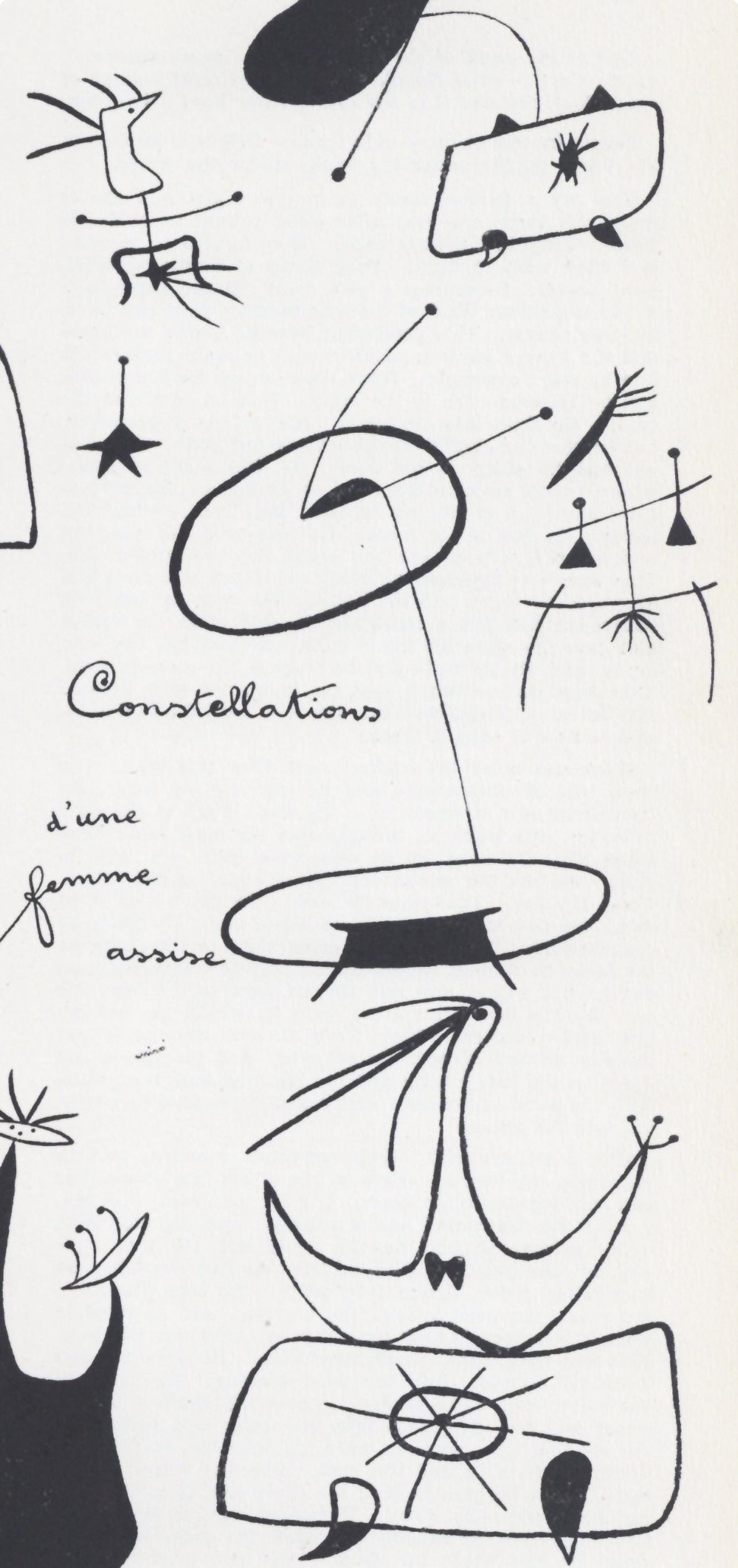 Mir Joan Composition XXe sicle Lithograph
