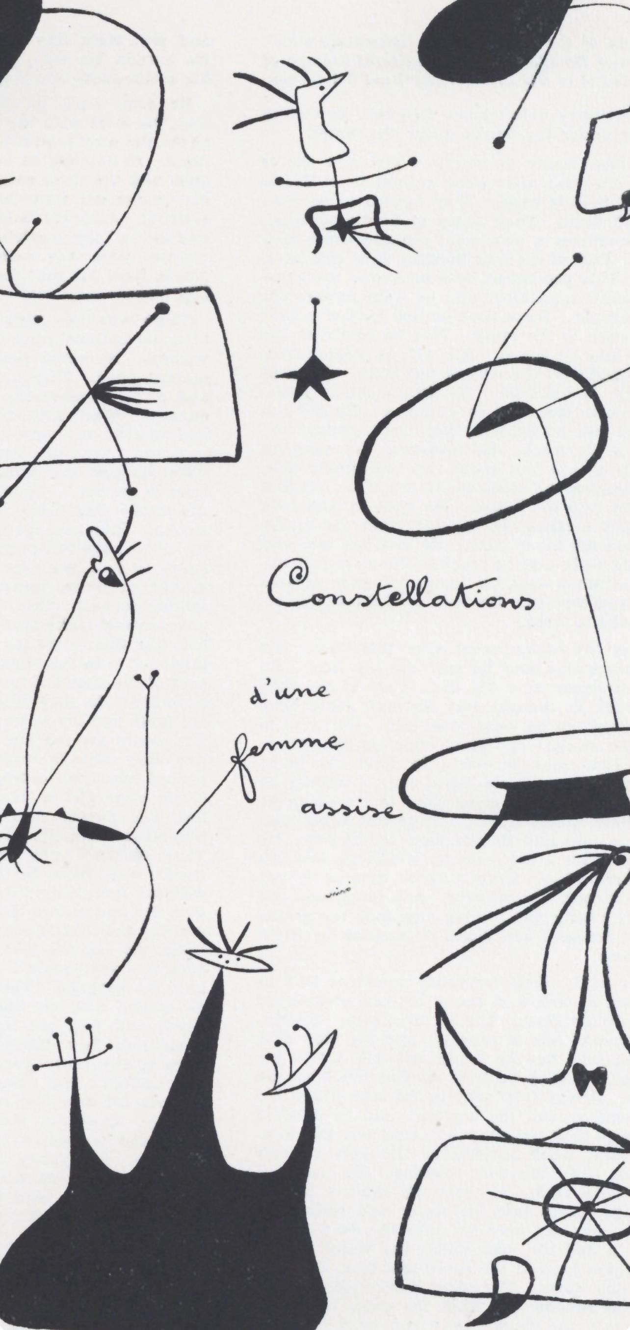 Mir Joan Composition XXe sicle Lithograph