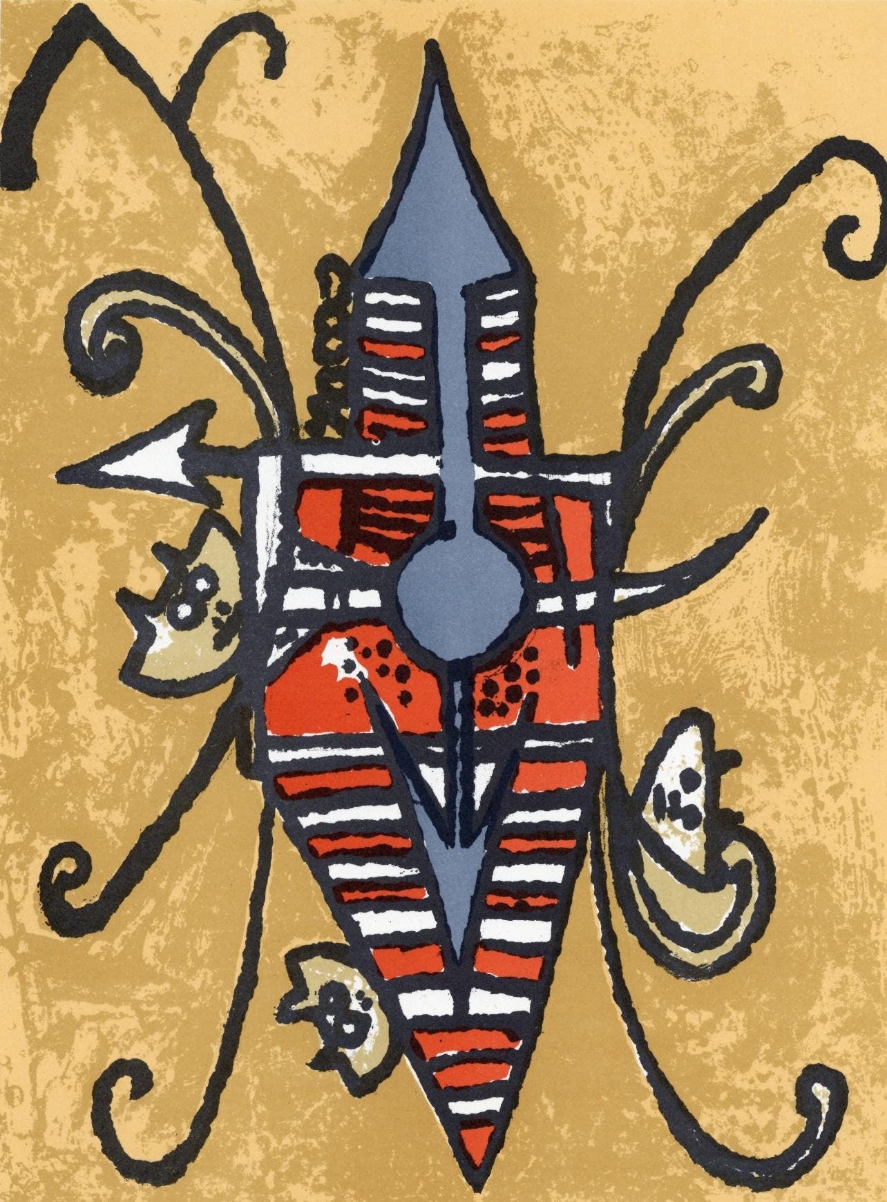 Wifredo Lam ???, Les Affinites Ambigues, Xxe Sicle, Lithograph