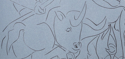 Pablo Picasso, Broken Lance (Orozco 214), Grabados Al Linleo, Linocut