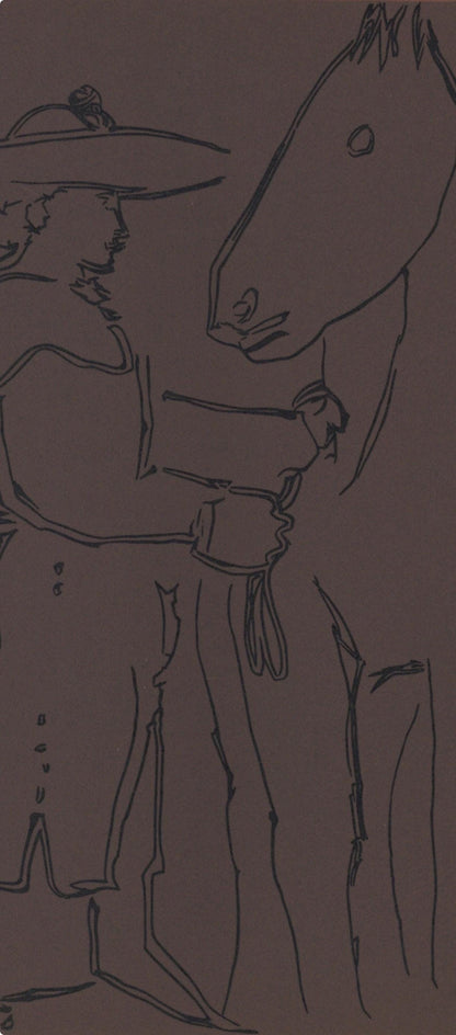 Pablo Picasso, Standing Picador With His Horse (Orozco 214), Grabados Al Linleo, Linocut