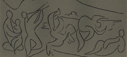 Pablo Picasso, Bacchanal (Orozco 214), Grabados Al Linleo, Linocut
