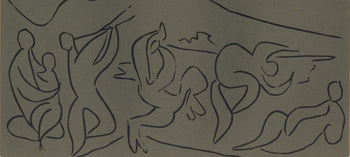 Pablo Picasso, Bacchanal (Orozco 214), Grabados Al Linleo, Linocut