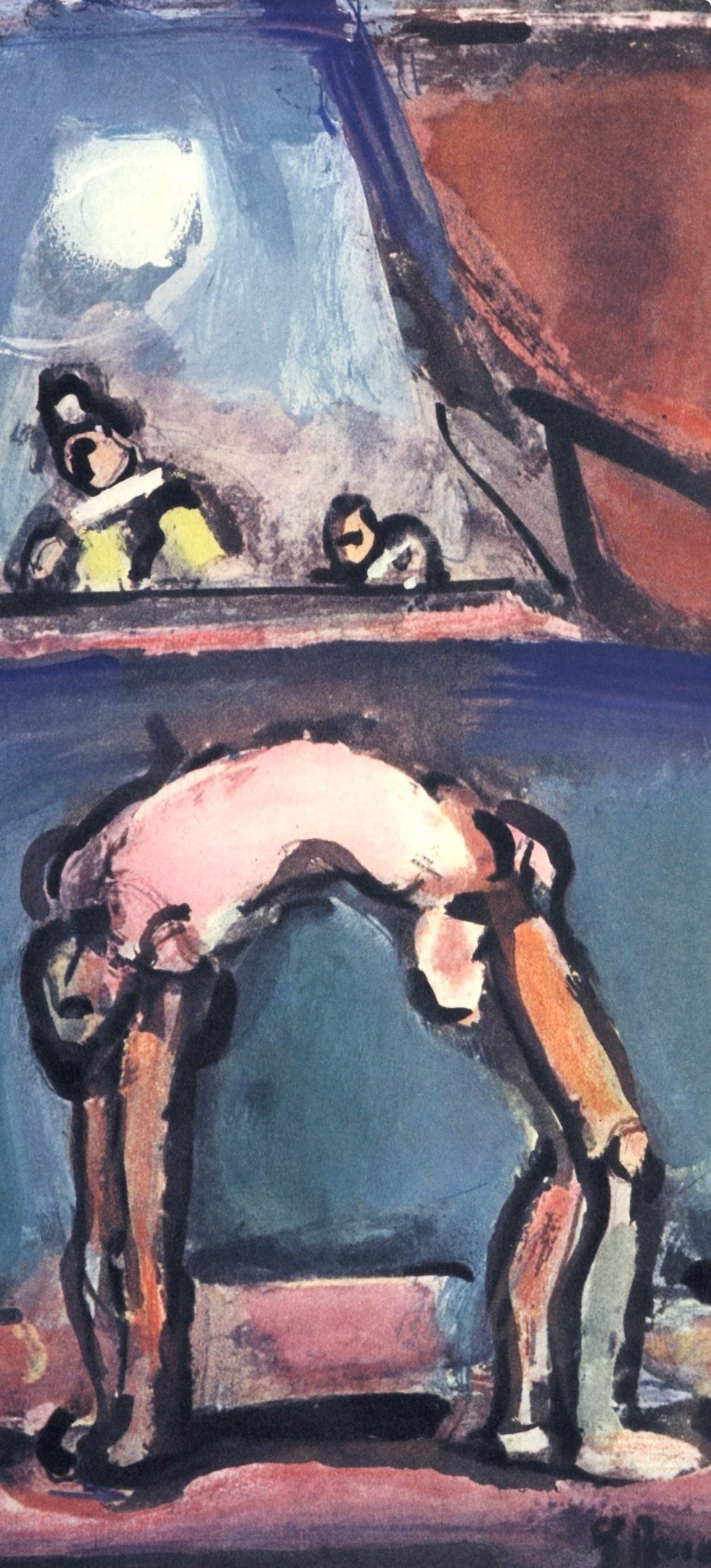 Georges Rouault, Composition, Divertissement, Lithograph