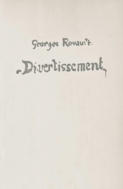 Georges Rouault, Composition, Divertissement, Lithograph