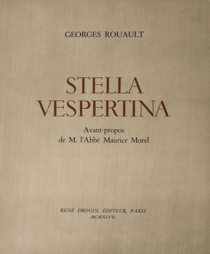 Georges Rouault, Composition, Stella Vespertina, Hliogravure